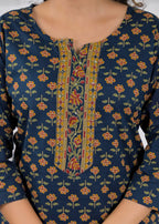Floral Printed Sharara Suit Set