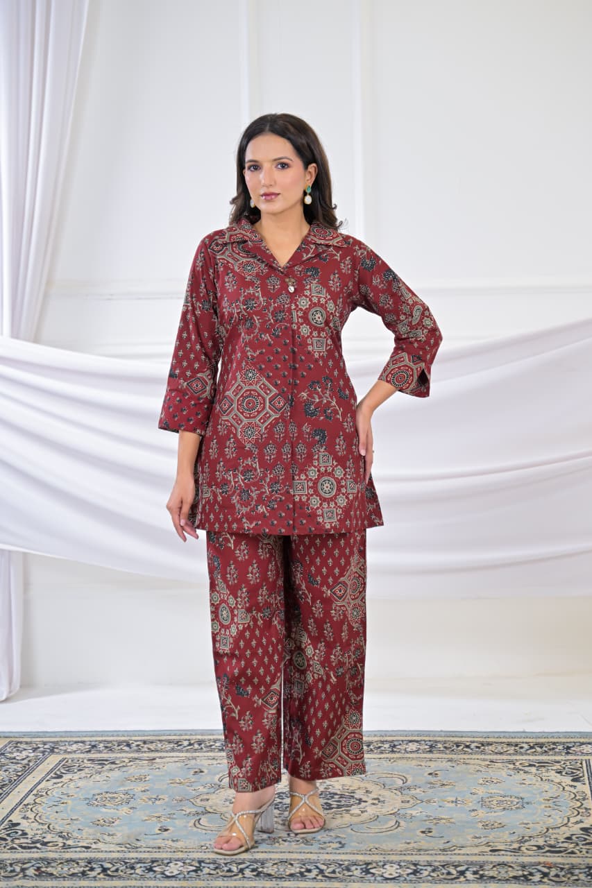 Women's Printed Co-Ord Set