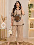 Women's Beige Co-ord Set