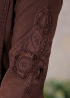 Embroidered Shirt Style Kurta Pant Set