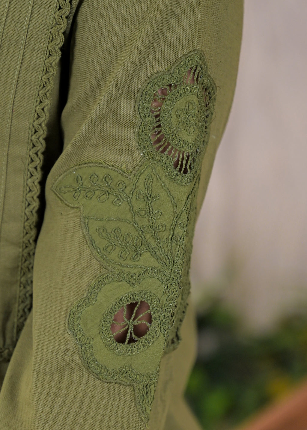 Embroidered Shirt Style Kurta Pant Set