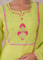 Embroidered Anarkali Suit Set