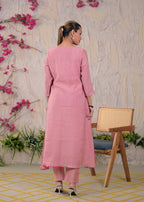 Embroidered Anarkali Suit Set