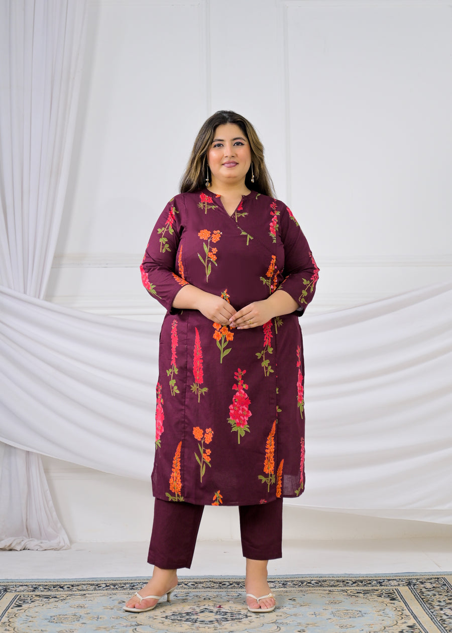 2-Piece Kurta Set (Straight Kurta with Pant)