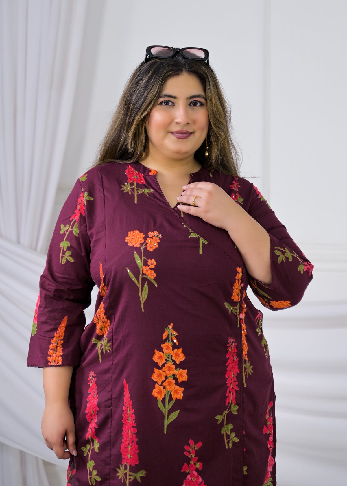 2-Piece Kurta Set (Straight Kurta with Pant)