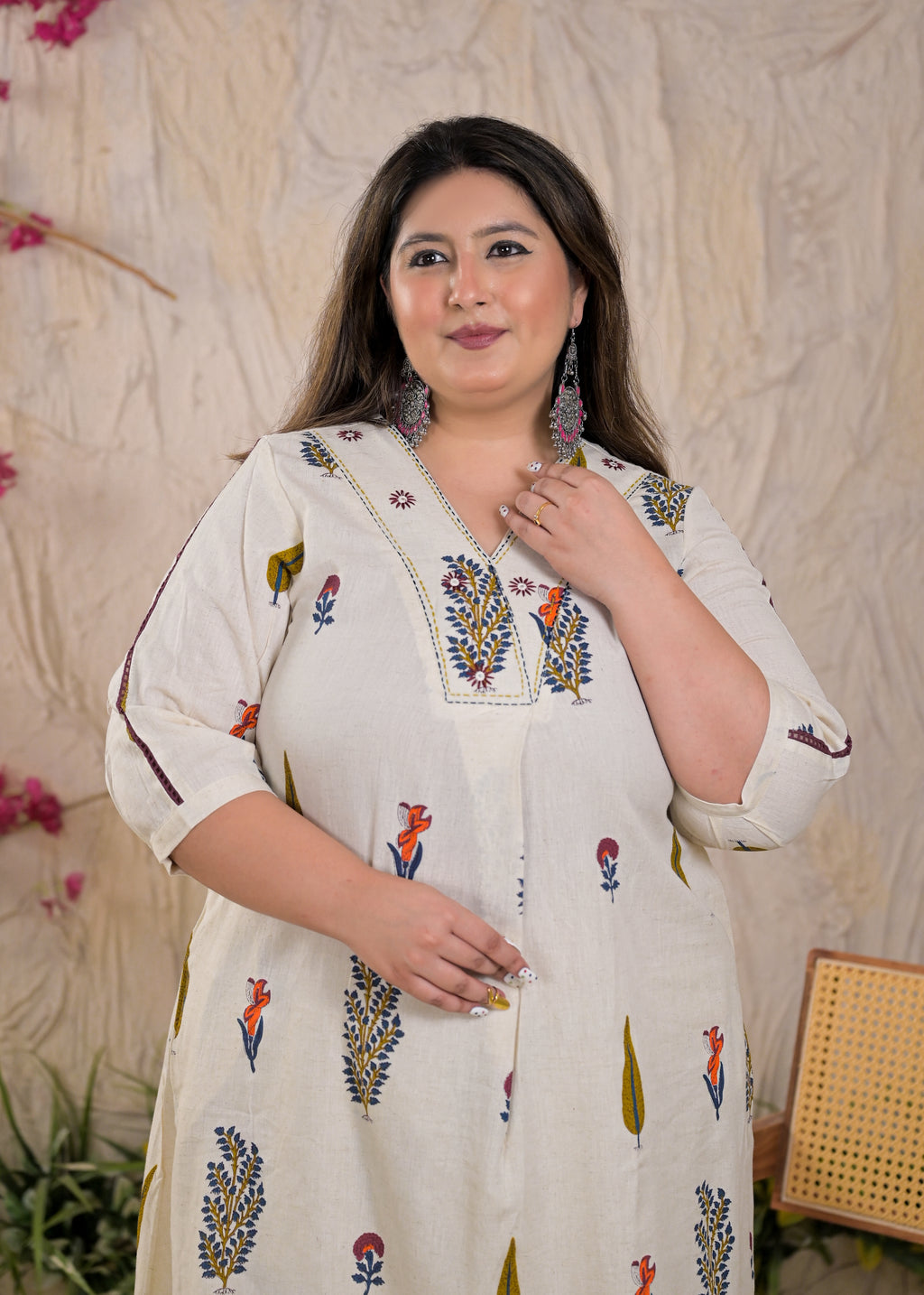 Women Tree Motif 2 Piece Co-Ord Set