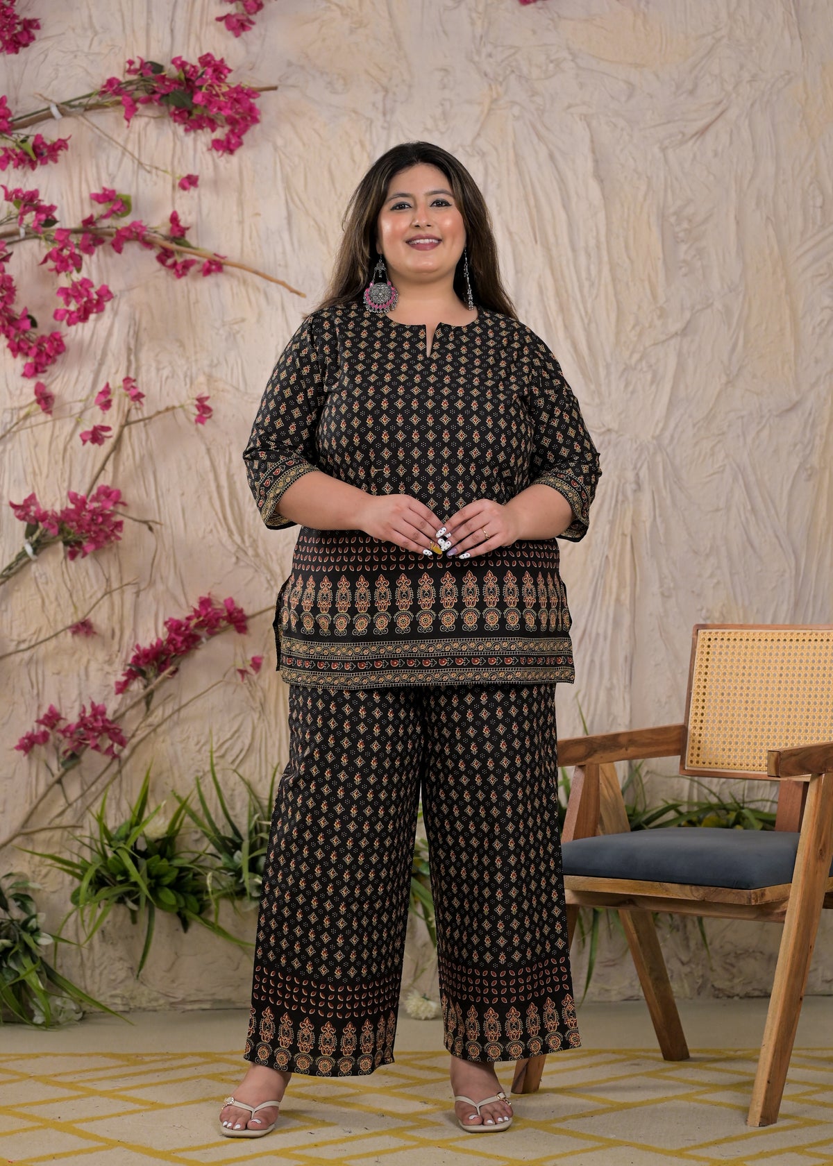 Women Ethnic Print 2 Piece Co-Ord Set
