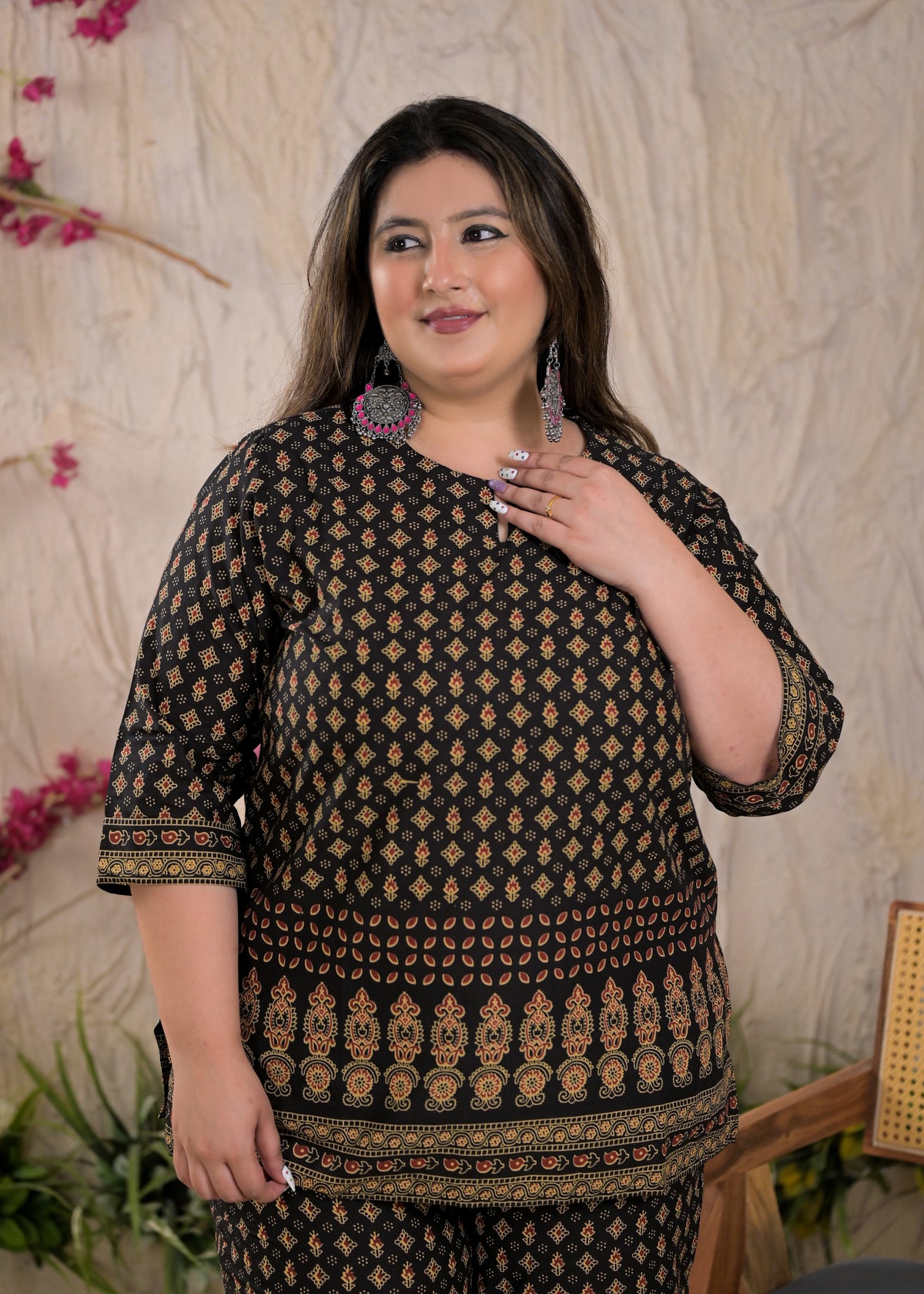 Women Ethnic Print 2 Piece Co-Ord Set