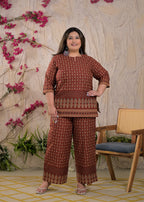 Women Ethnic Print 2 Piece Co-Ord Set