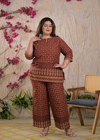 Women Ethnic Print 2 Piece Co-Ord Set