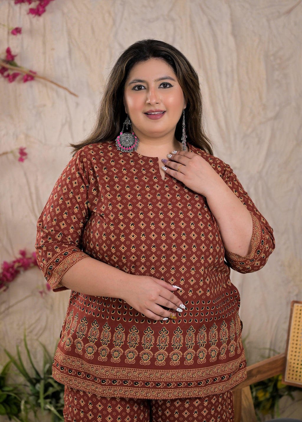 Women Ethnic Print 2 Piece Co-Ord Set