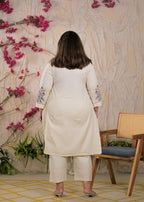 Women Embroidered 3 Piece Kurta Set