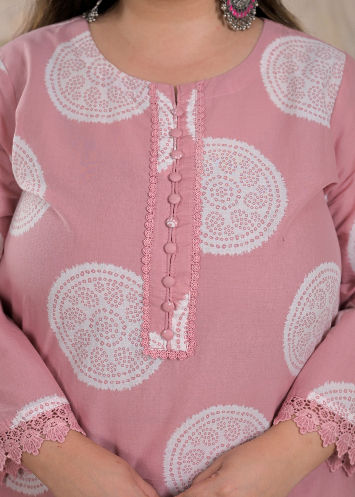 Women Ethnic Circle Printed 3 Piece Kurta Set