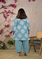 Women Ethnic Circle Printed 3 Piece Kurta Set
