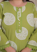 Women Ethnic Circle Printed 3 Piece Kurta Set