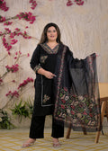 Women Floral Embroidered 3 Piece Kurta Set