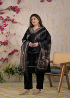 Women Floral Embroidered 3 Piece Kurta Set