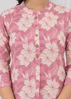 Floral Printed Kurta Pant Set