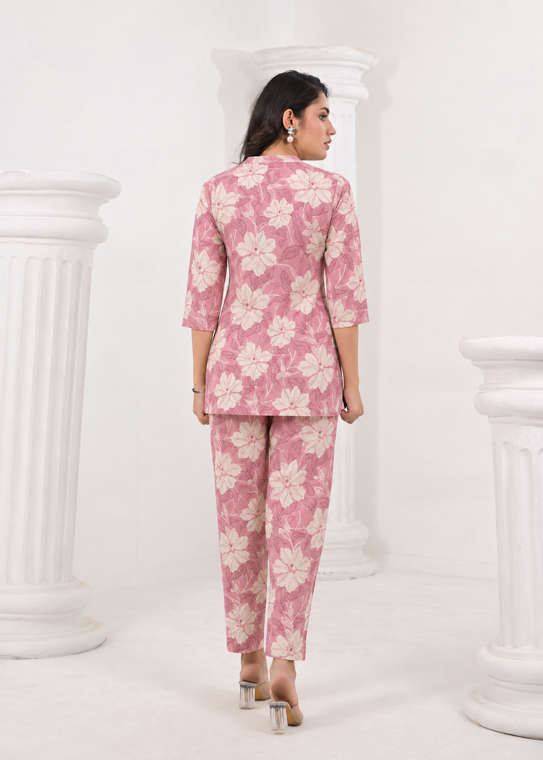 Floral Printed Kurta Pant Set