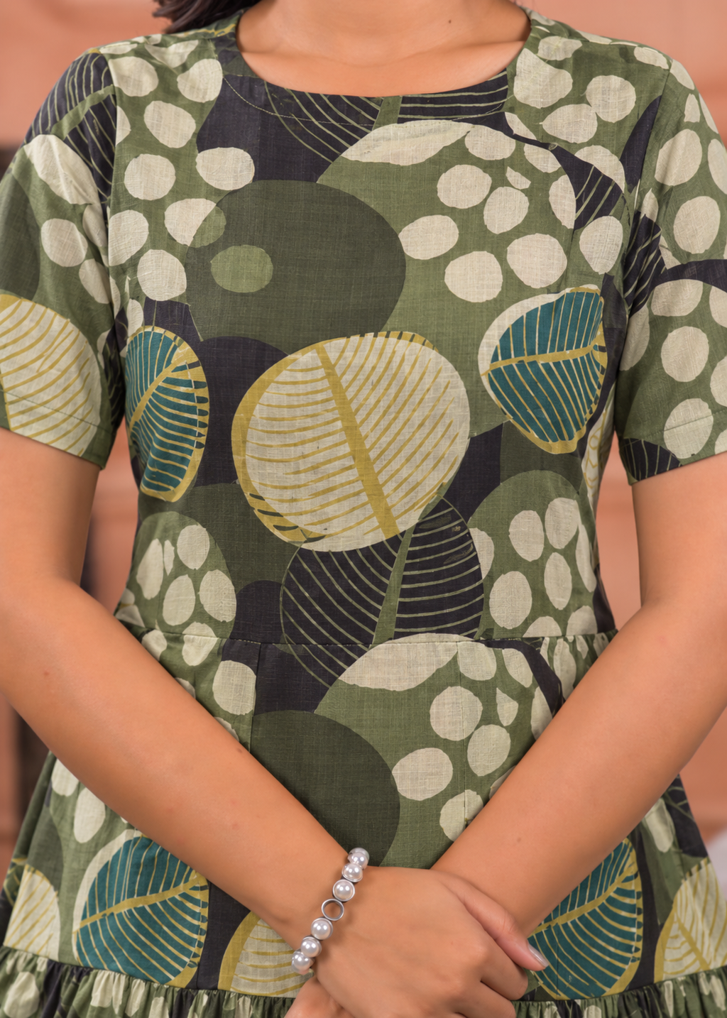 Women’s Printed Tiered Mini Dress