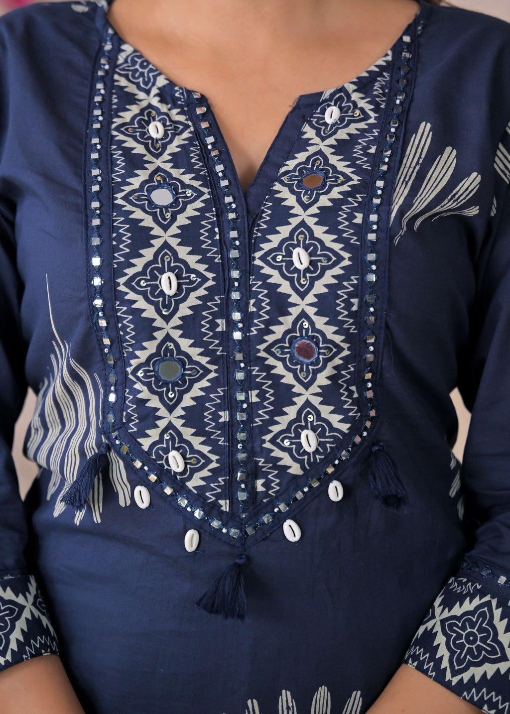Women Yoke Work Kurta 3 Piece Set with Dupatta