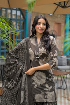 Floral Printed 3 Piece Kurta with Salwar and Dupatta