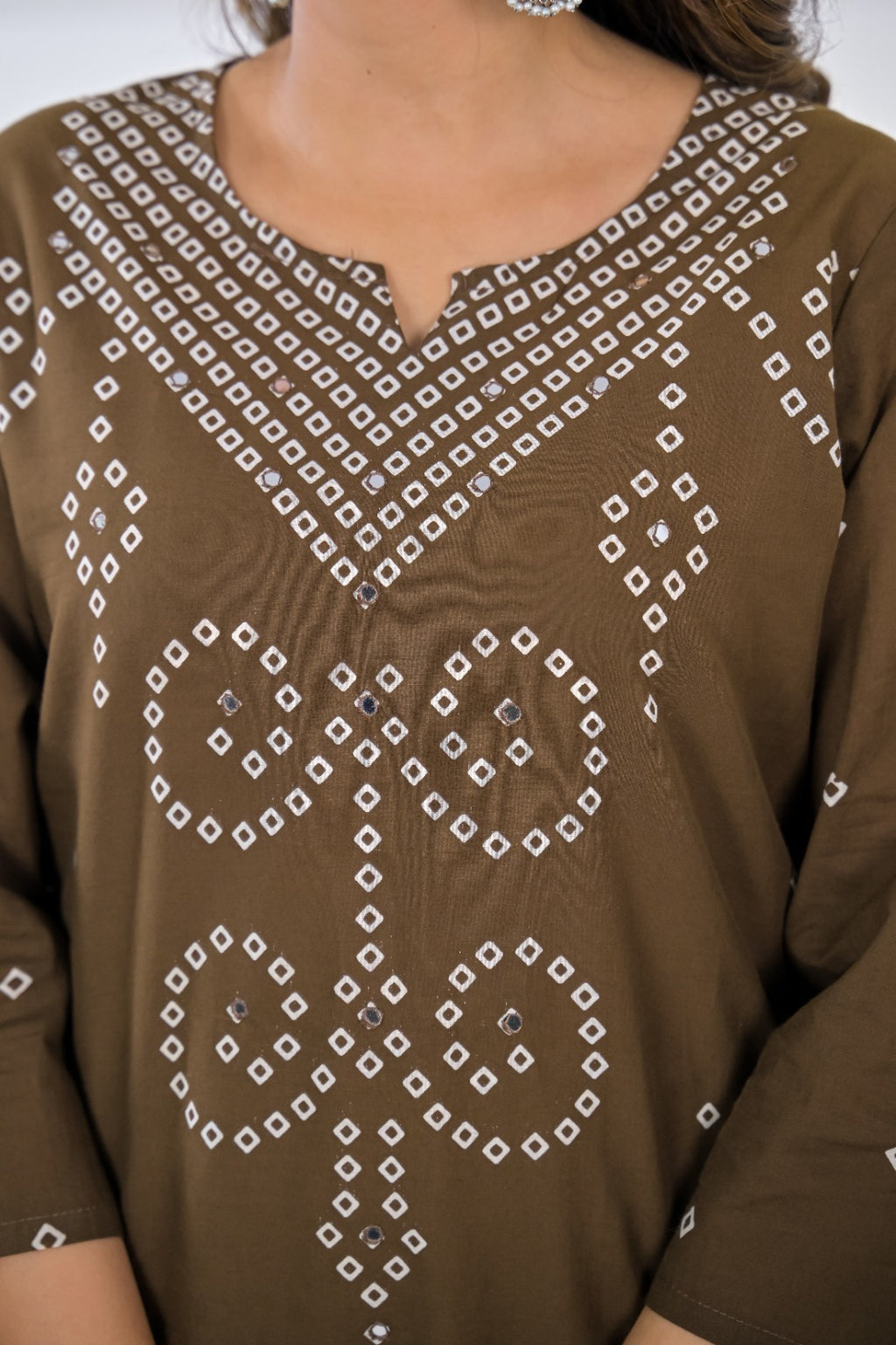 Bandhani Printed 3-Piece Kurta Set with Dupatta