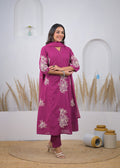 Embroidered Straight Kurta Set
