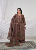 Women Yoke Embroidered 3-Piece Kurta Pant Set