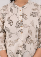Floral Printed Kurta Pant Set