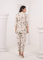 Floral Printed Kurta Pant Set