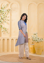 Contemporary Paneled High-Low 2 Piece Co-ord Set