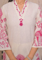 Printed Straight Kurta Pant Set