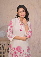 Printed Straight Kurta Pant Set