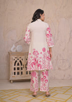 Printed Straight Kurta Pant Set