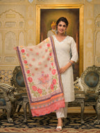 Printed Straight Kurta Pant Dupatta Set