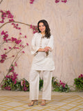 Embroidered Straight Kurta Pant Set