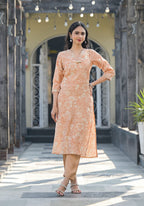 Floral Printed Straight Kurta Pant Set