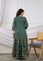 Floral Printed Sharara Suit Set