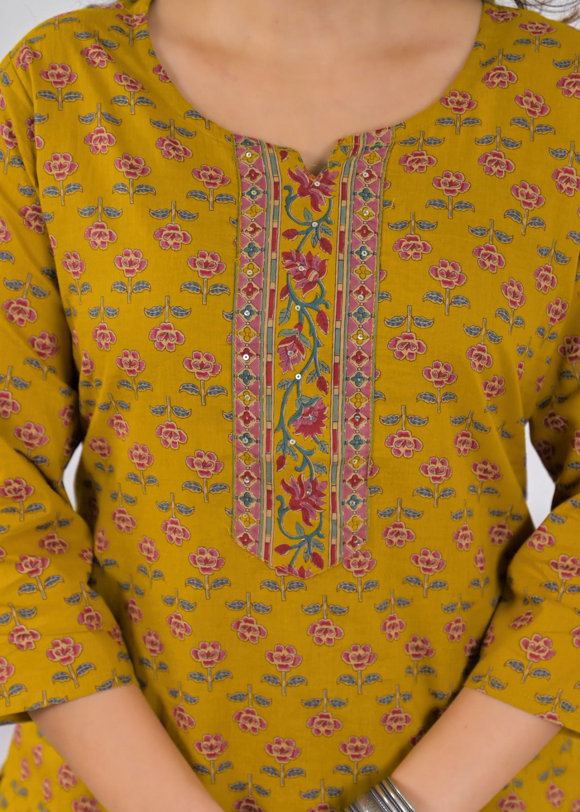 Floral Printed Sharara Suit Set