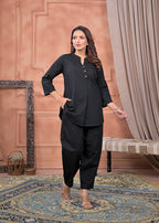 The Relaxed Slub Tunic & Tapered Trouser Co-Ord Set
