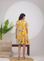 Women’s Printed Tiered Mini Dress