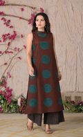 Printed Sleeveless Kurta with Palazzo Set